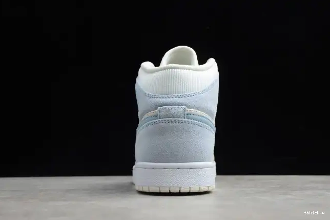 Reps TBkick Blue Mid Textures Air 1 Mixed Jordan DA4666-100 0503